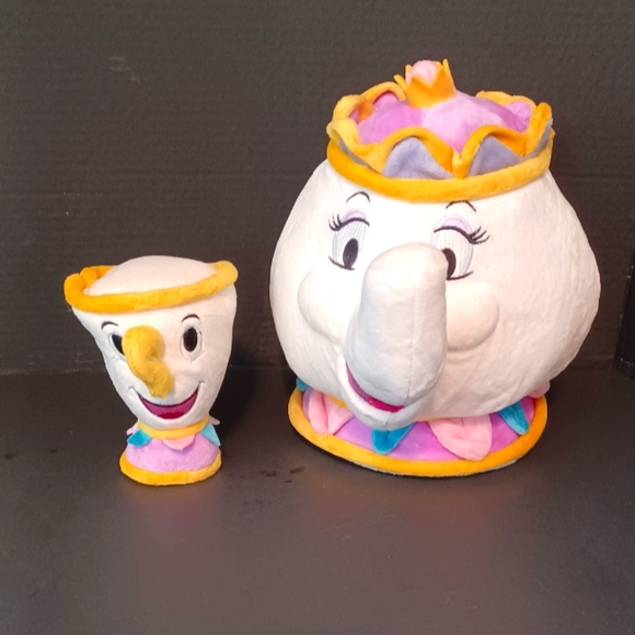 Disney Store Authentic Plush Beauty and The Beast Mrs. Potts & Cheeky Ch… - Picture 1 of 11